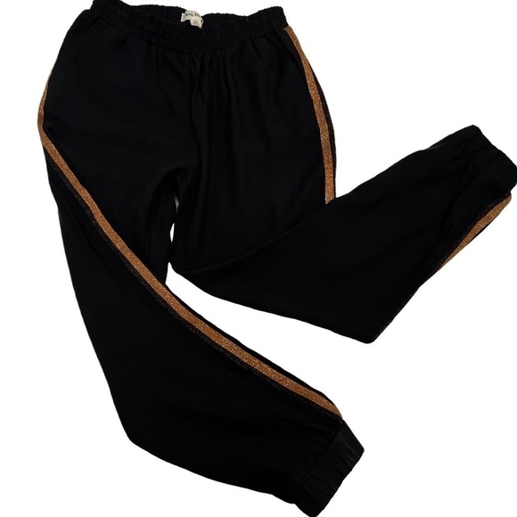 𝅺rag Poets Black Joggers Pants Mid Rise Size S - Picture 11 of 13